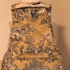 Cotton skirt with tiny tassel